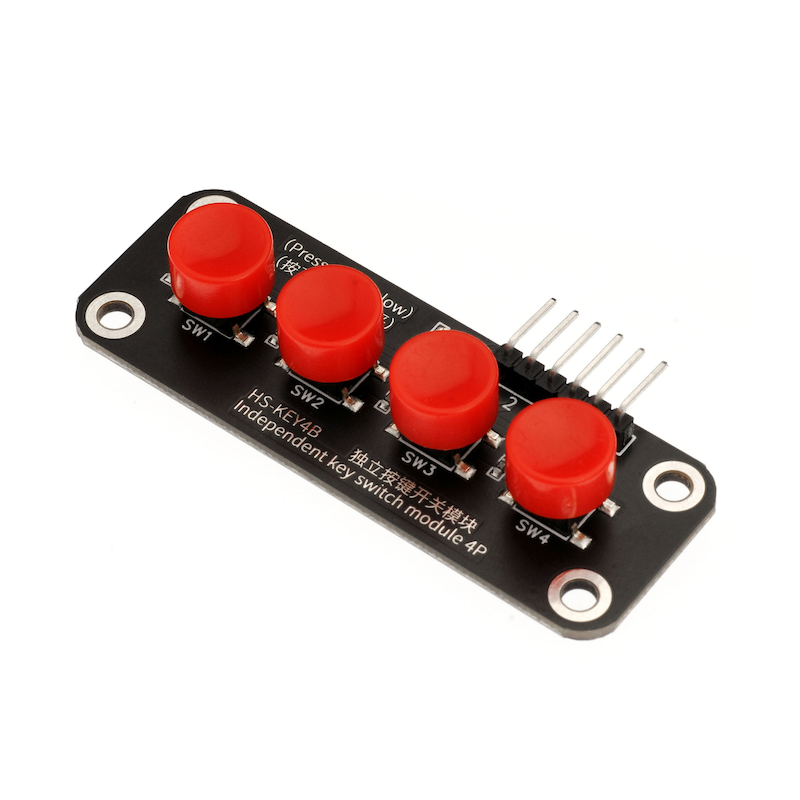 HS-KEY4B  Independent Tastenschaltermodul 4P