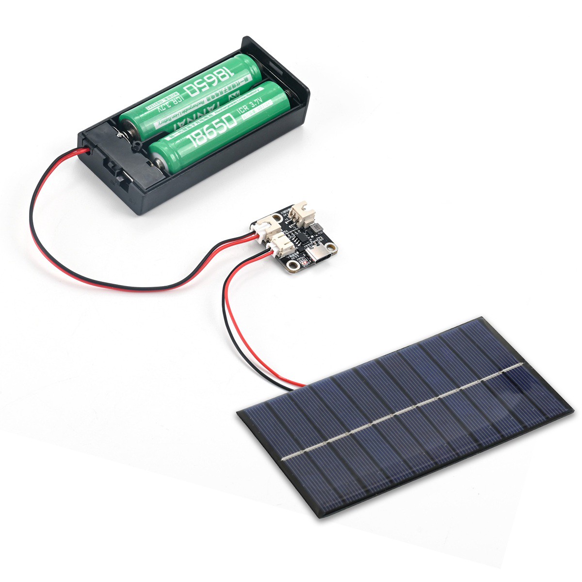 HS-P08 7.4V Lithium-Ionen-Akku-Lademodul实物接続図4