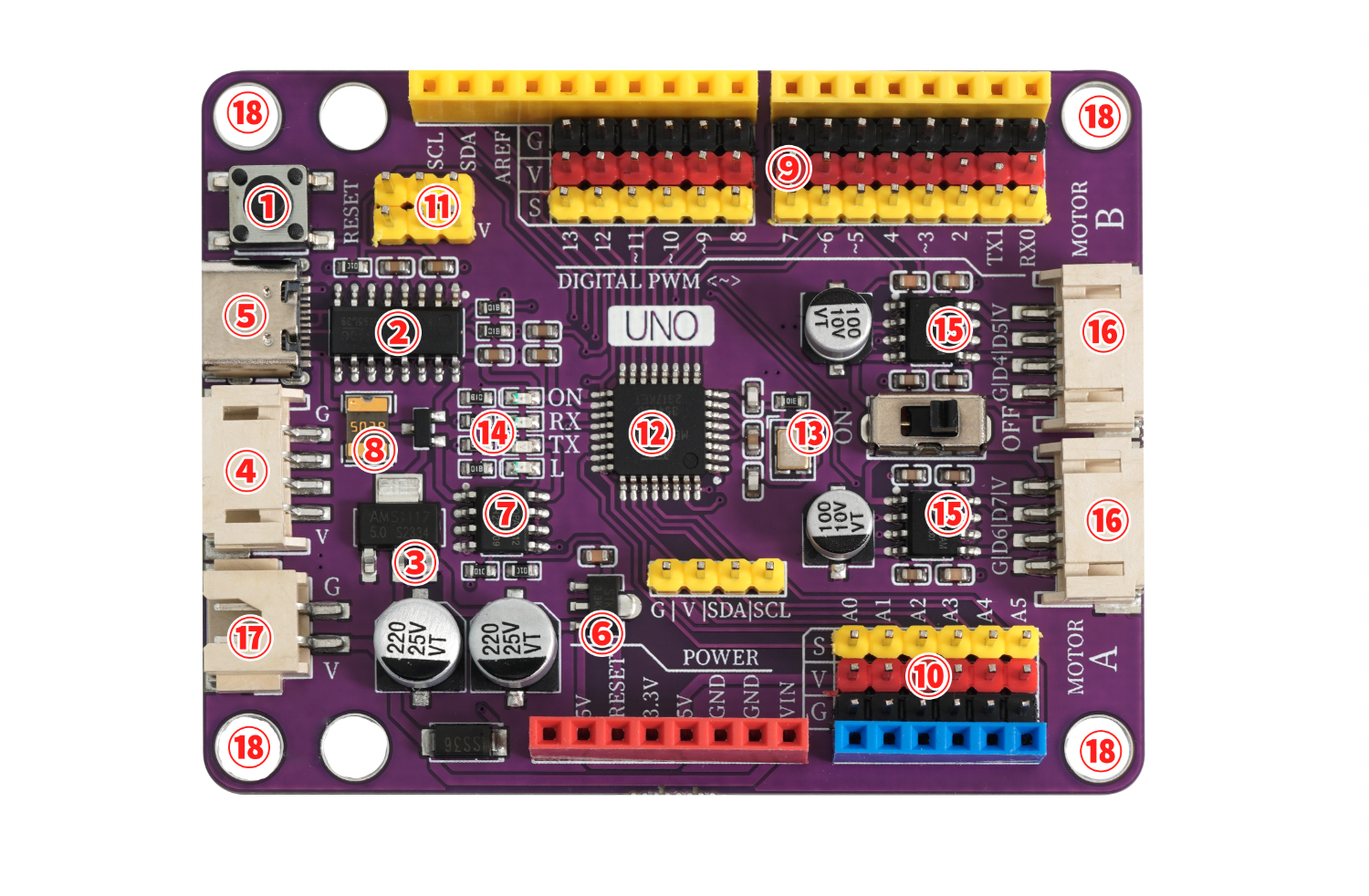 UNO MOC Driver 开发板  /  UNO MOC Driver 2.0开发板