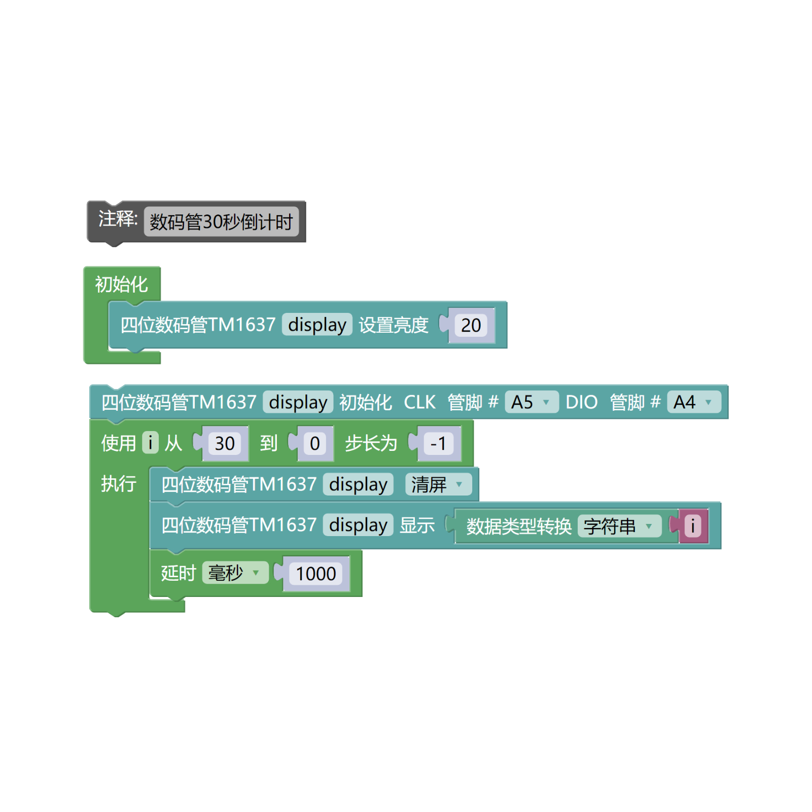 HS-F15P 四位时钟数码管