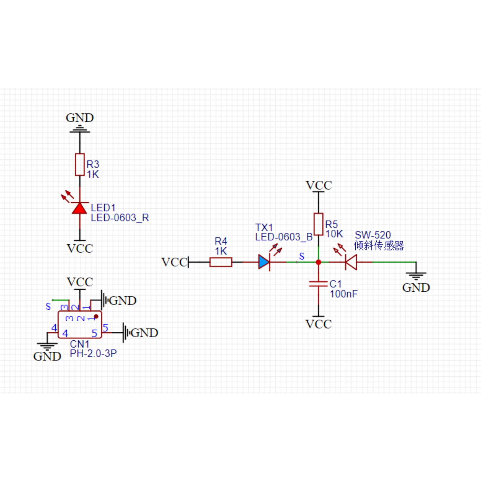 HS-S21P  倾斜传感器