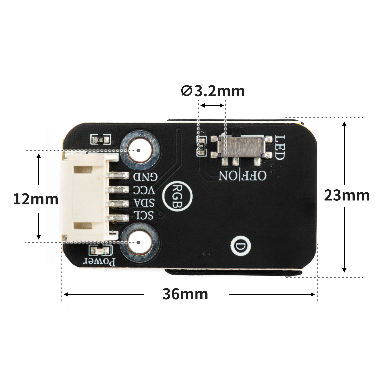 HS-S63-P TCS3472颜色传感器 HS-S63-P TCS3472颜色传感器