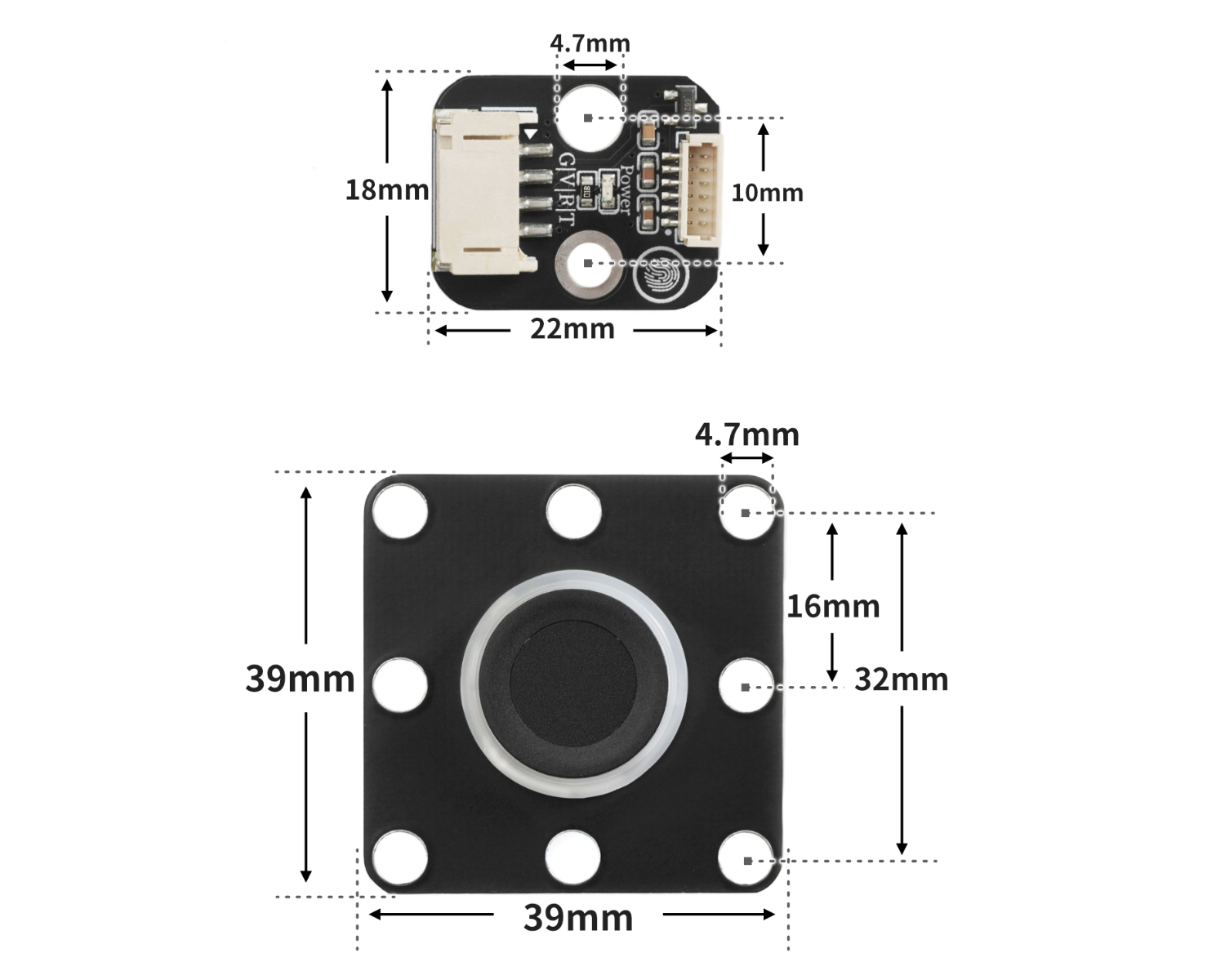 HS-S74-PL指纹传感器 HS-S74-PL指纹传感器