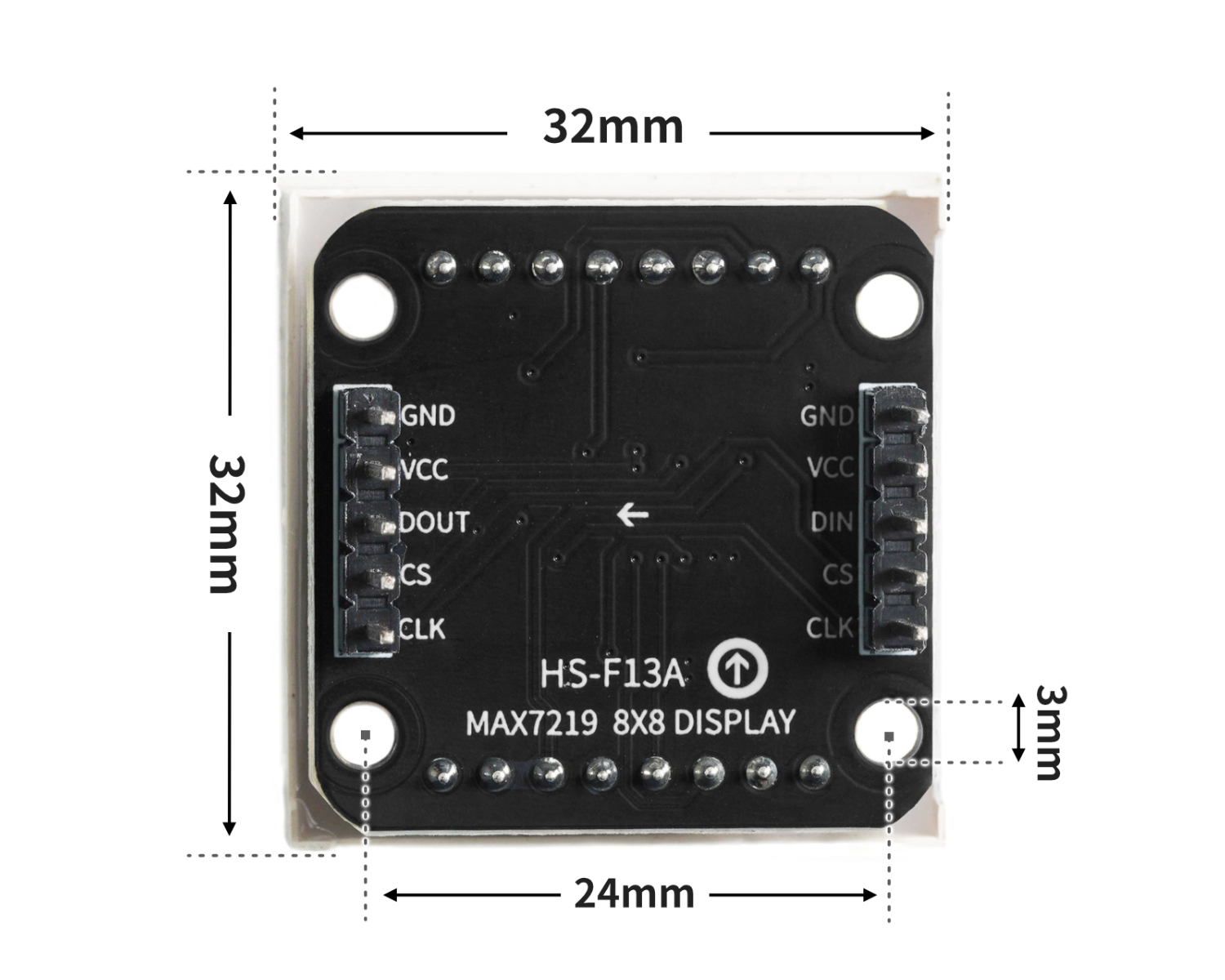 HS-F13A  8x8点阵显示屏