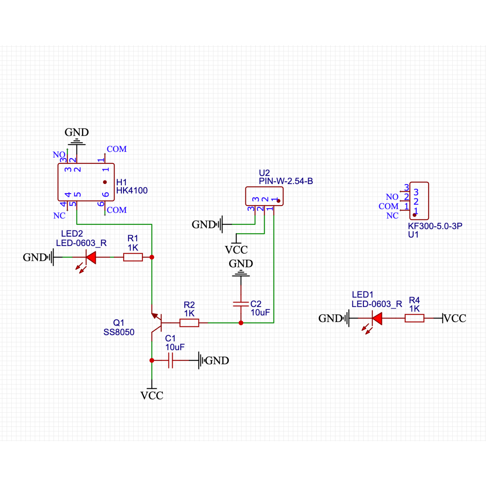 HS-F17A 继电器模块 HS-F17A 继电器模块