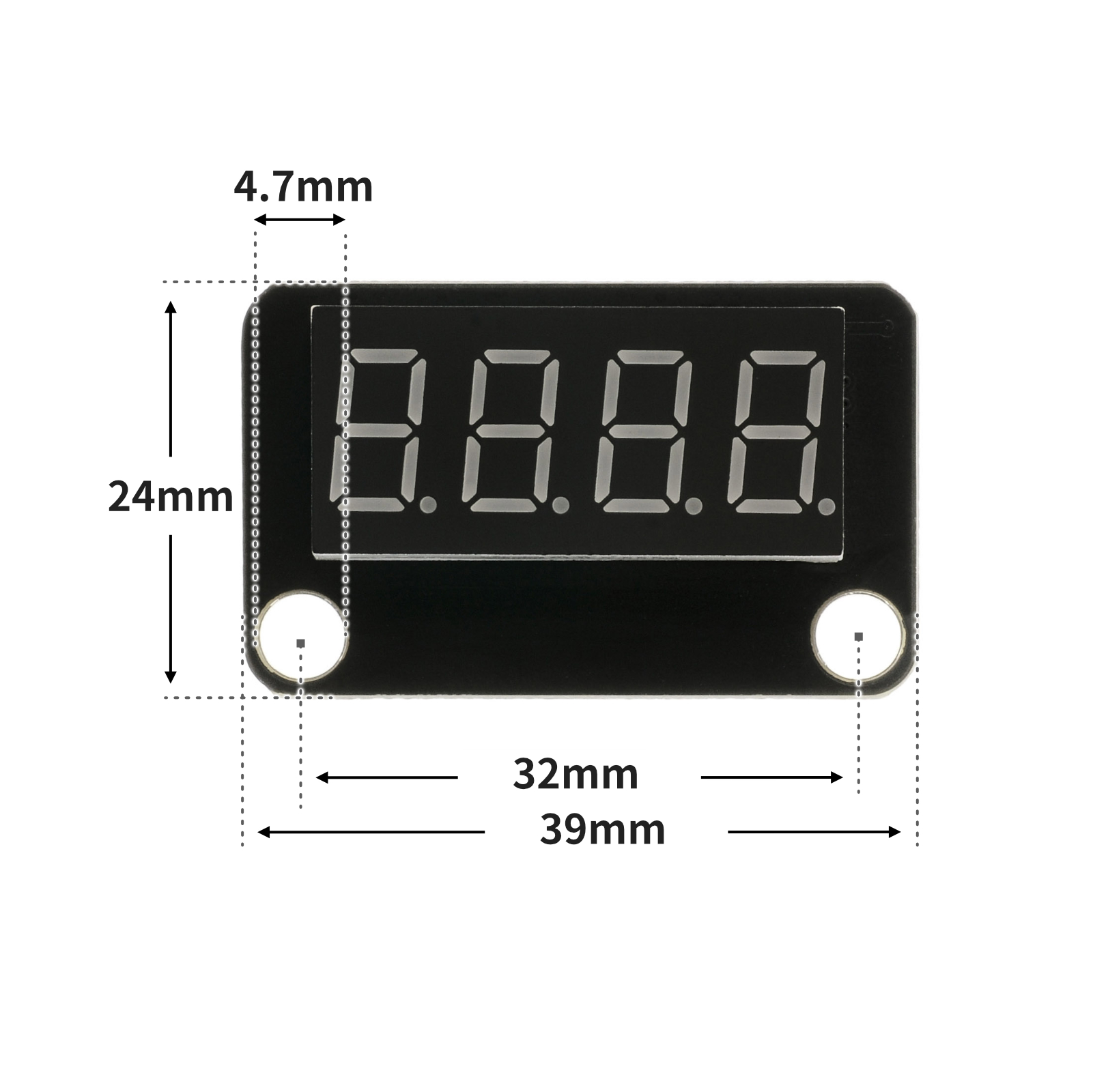 HS-F14L 四位LED数码管 HS-F14L 四位LED数码管