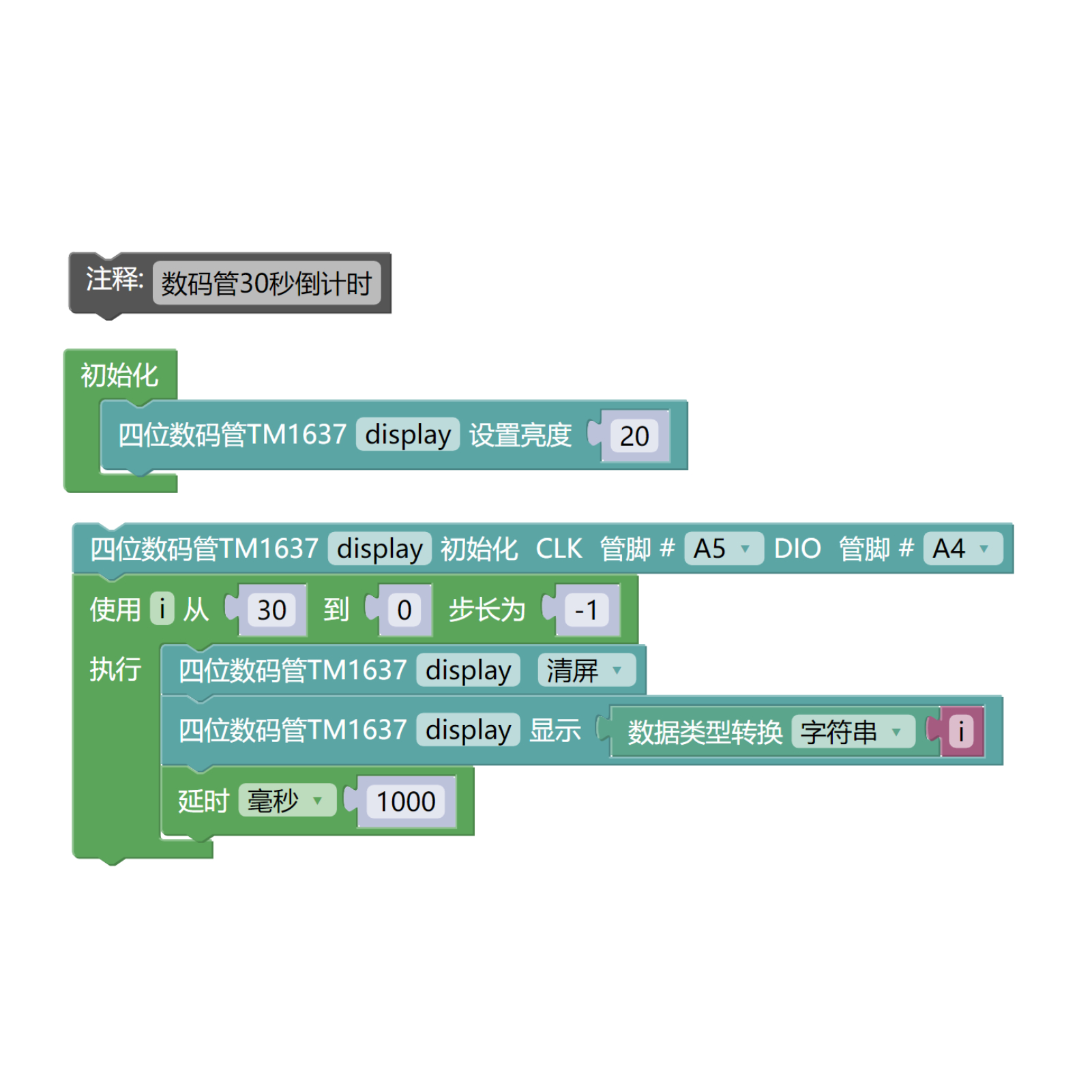 HS-F15L 四位时钟数码管