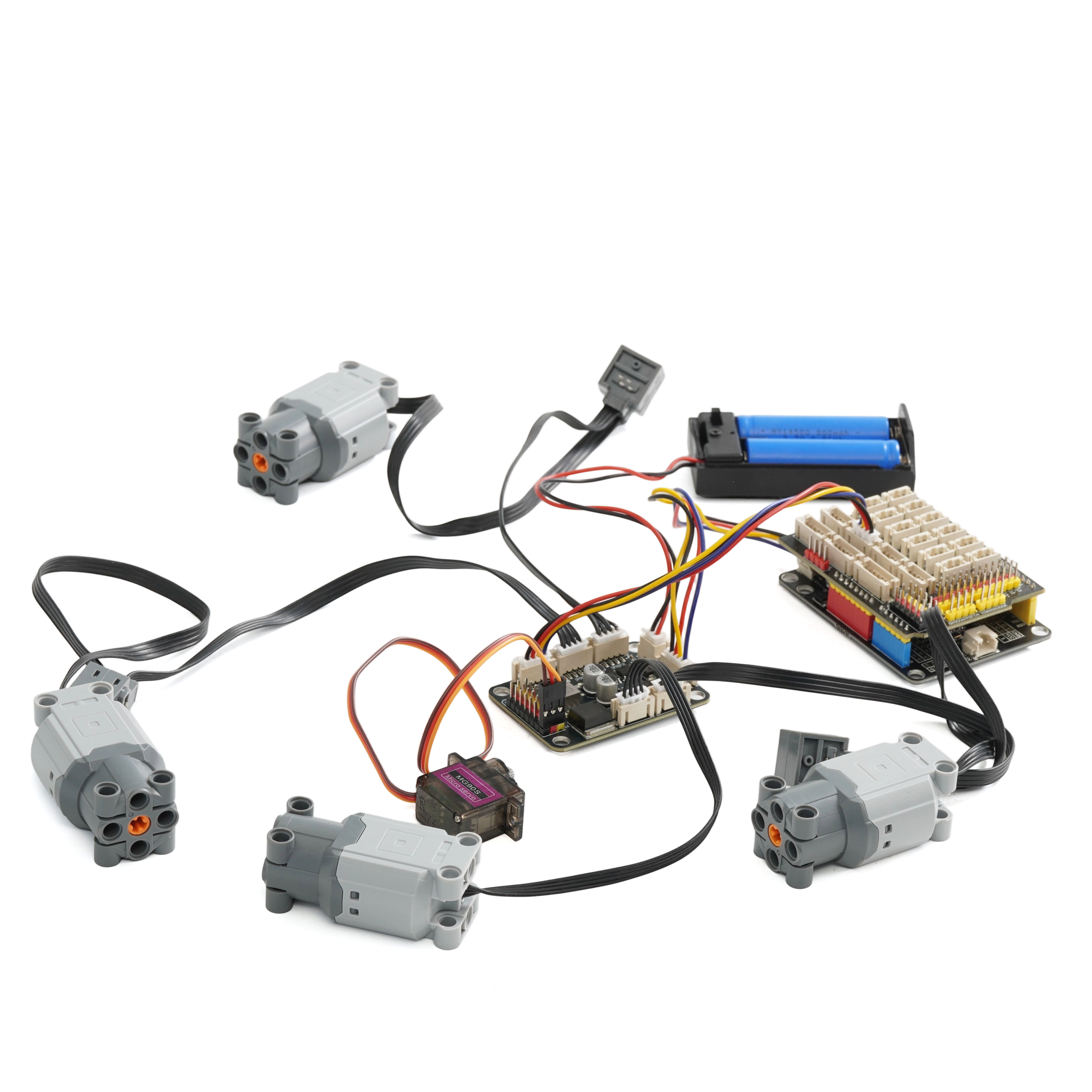 HS-F27L 4路电机8路舵机扩展板