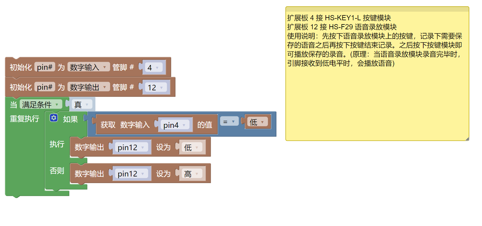 HS-F29-P 语音录放模块