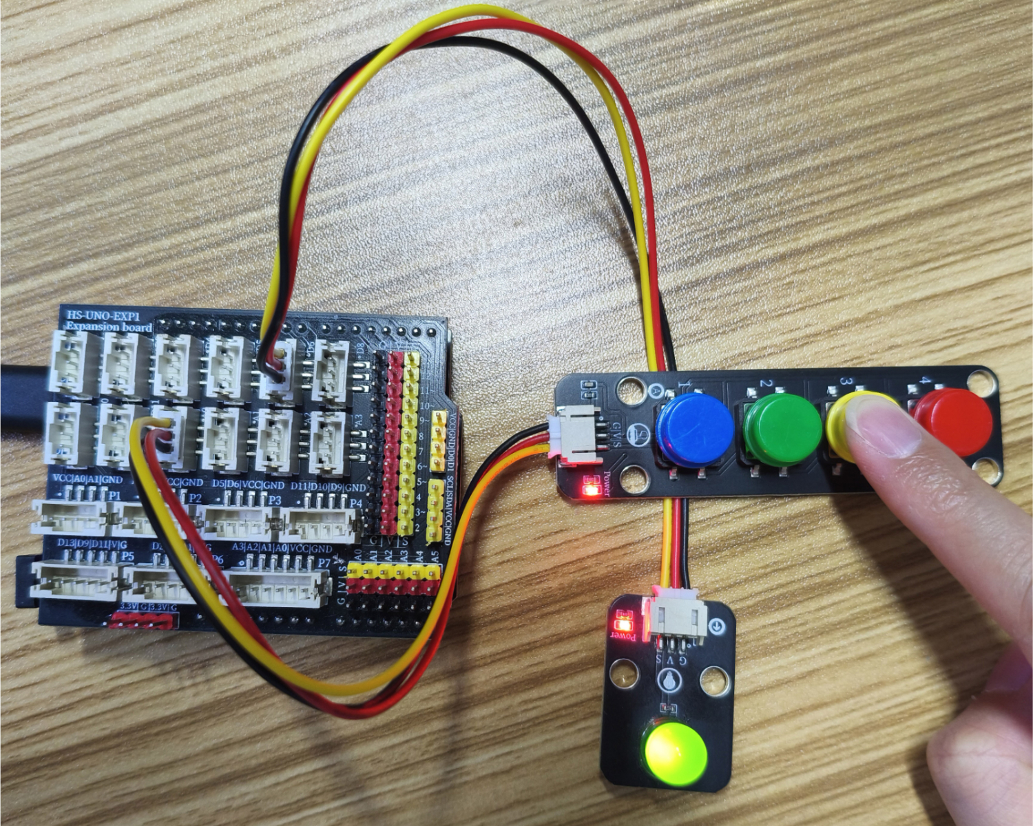 HS-KEY4A-L 4P按键模块 HS-KEY4A-L 4P按键模块