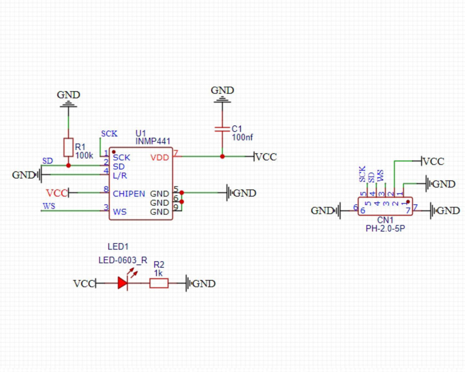 HS-S05C-L 全向麦克风模块 HS-S05C-L 全向麦克风模块