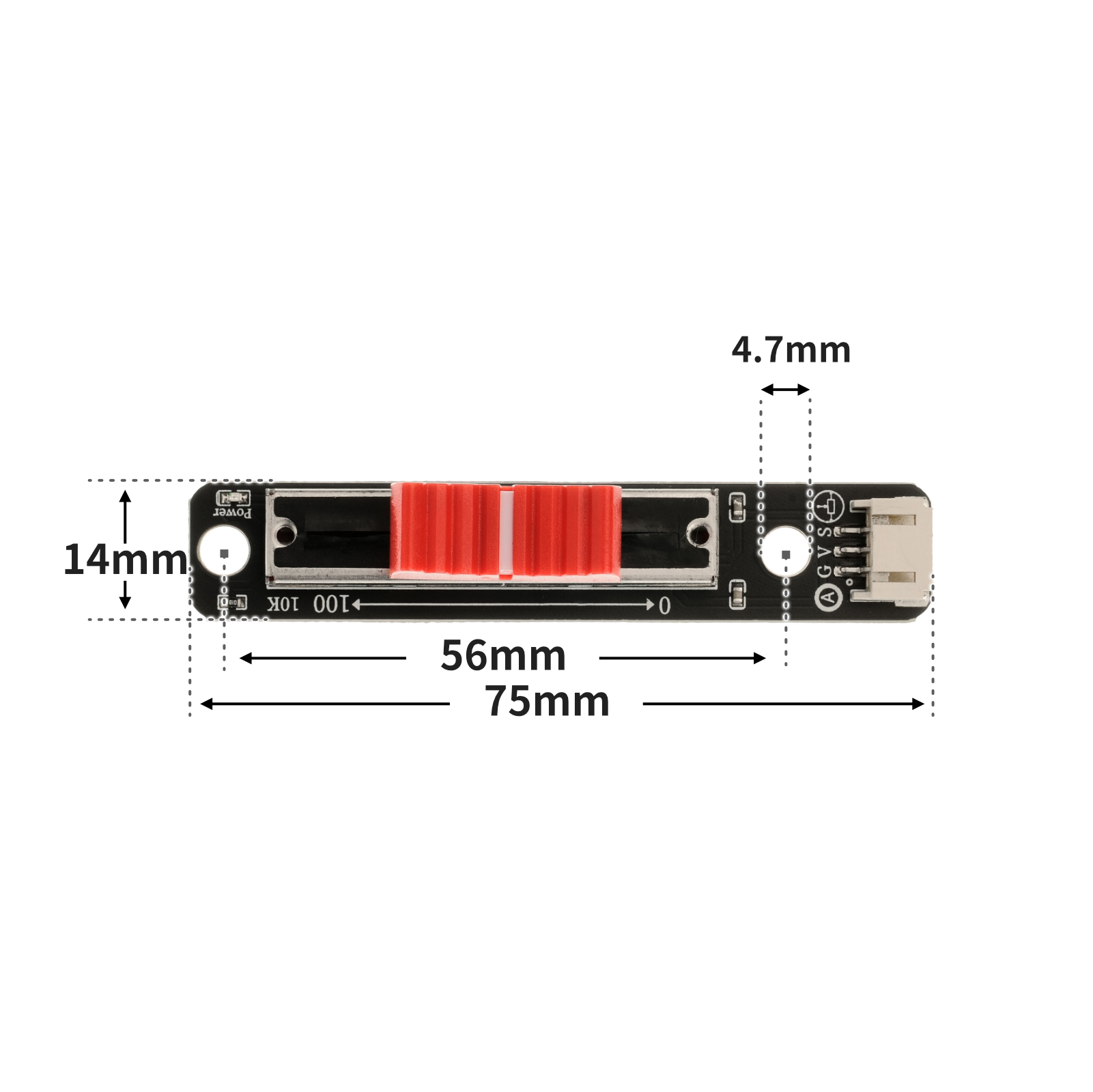 HS-S25L 滑动电位器 HS-S25L 滑动电位器