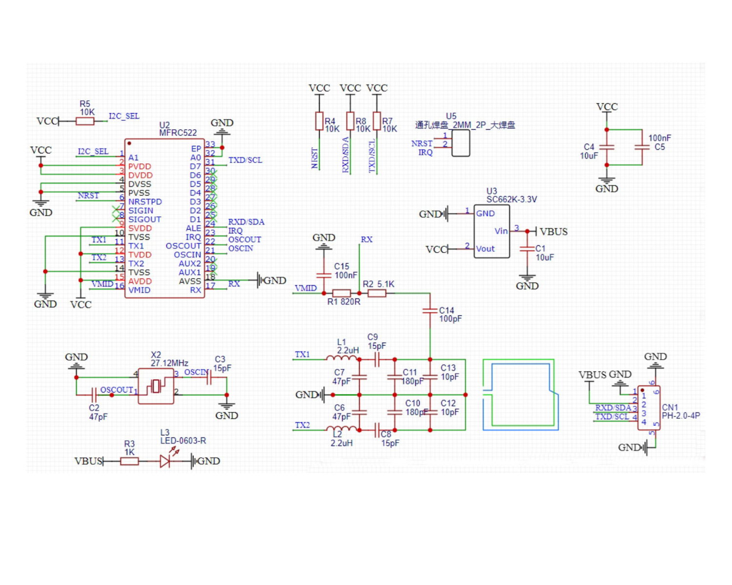 HS-S62A-PL 射频感应读写模块