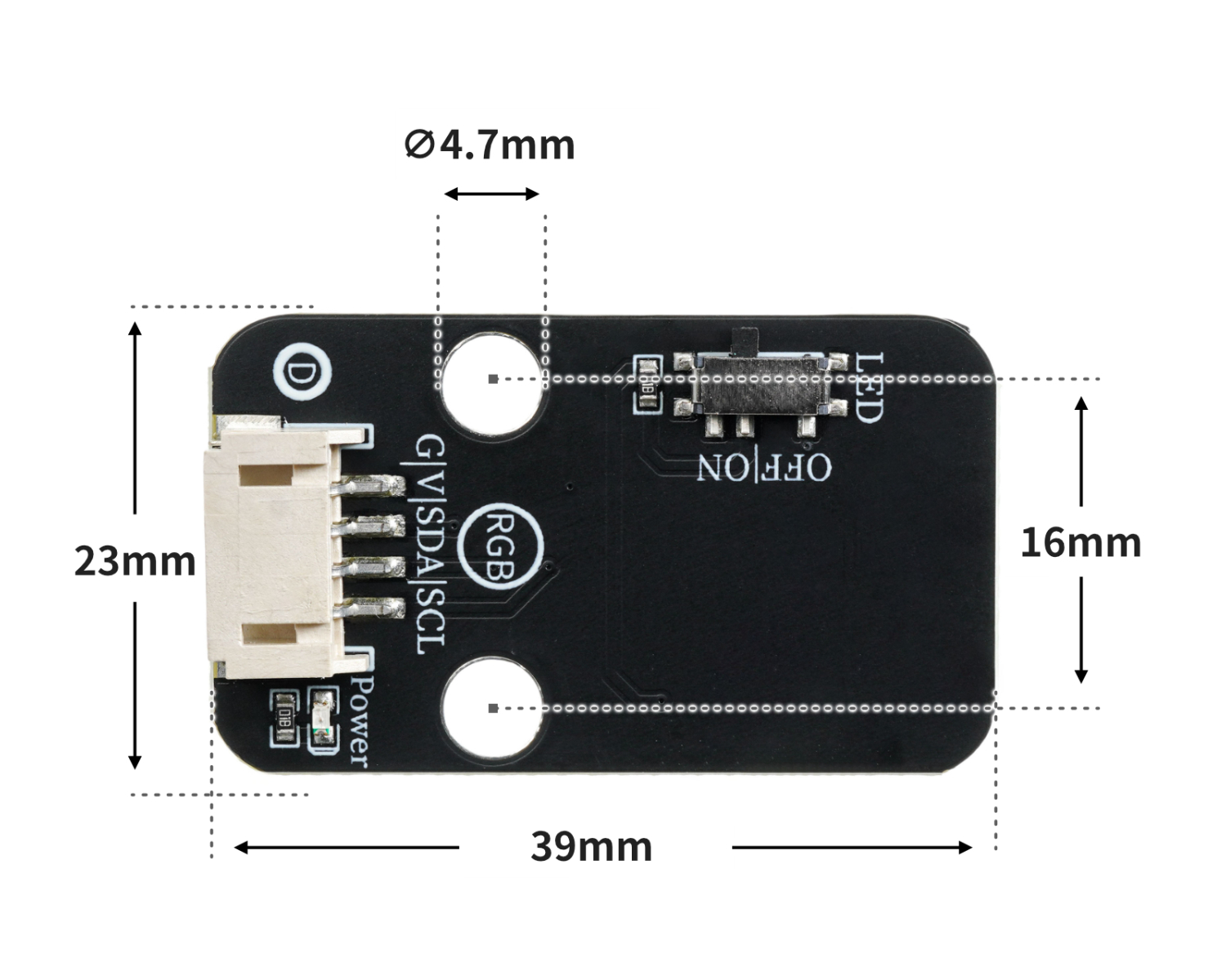 HS-S63-L TCS3472颜色传感器