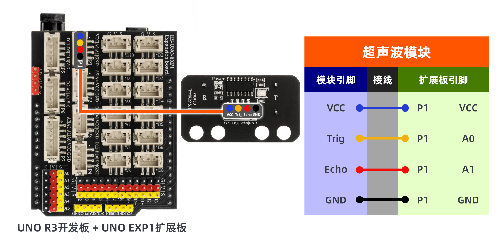 HS-SR04L  超声波传感器