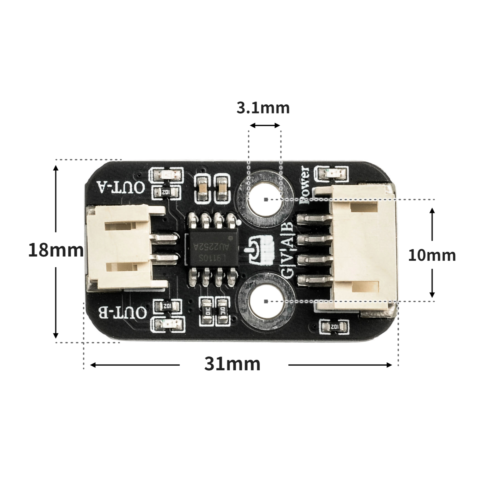 HS-F04P 电机驱动模块 HS-F04P 电机驱动模块