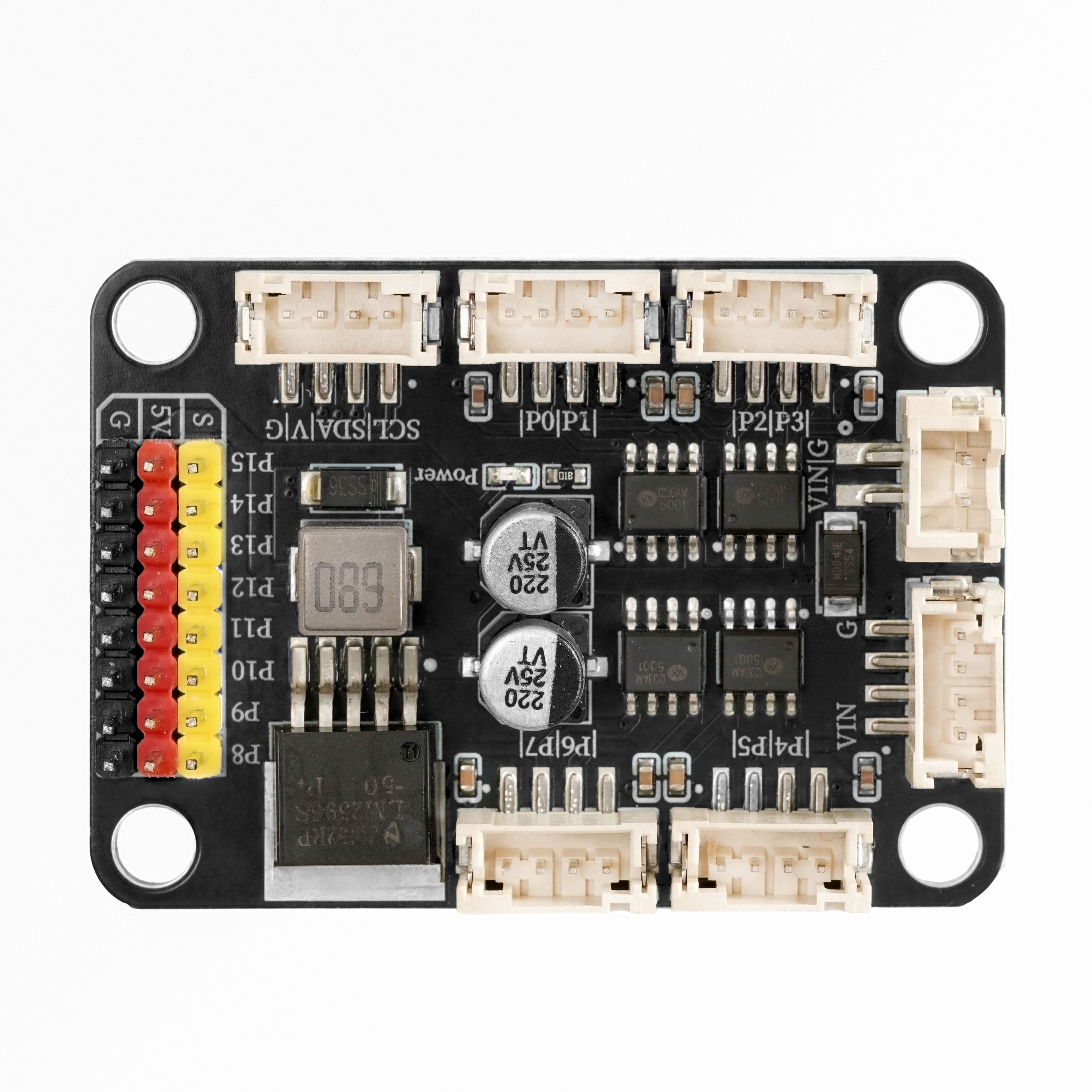 HS-F27L 4路电机8路舵机扩展板