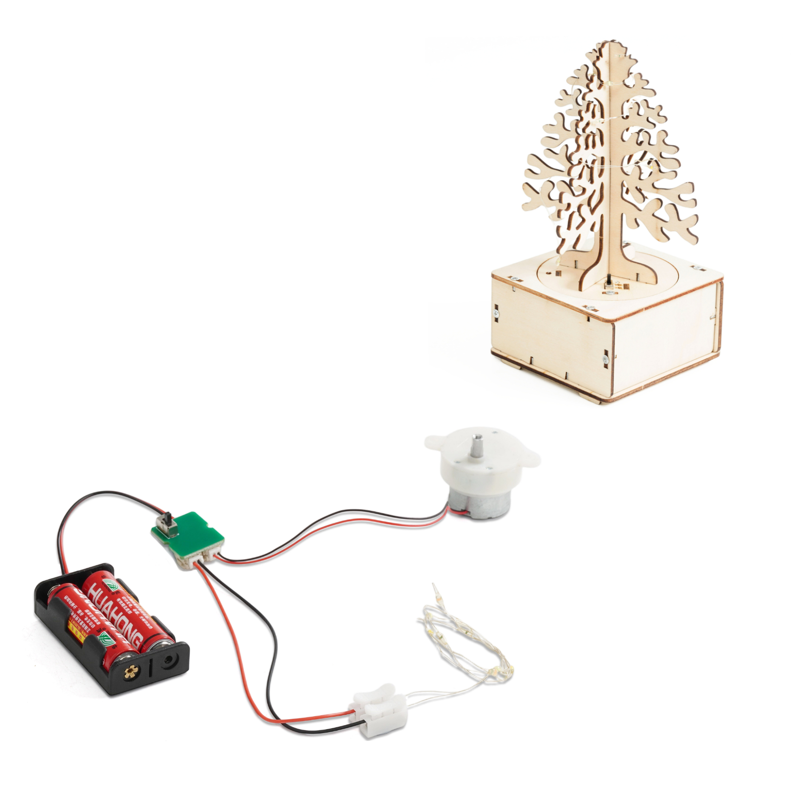 HE-07 旋转七彩灯光模块套件