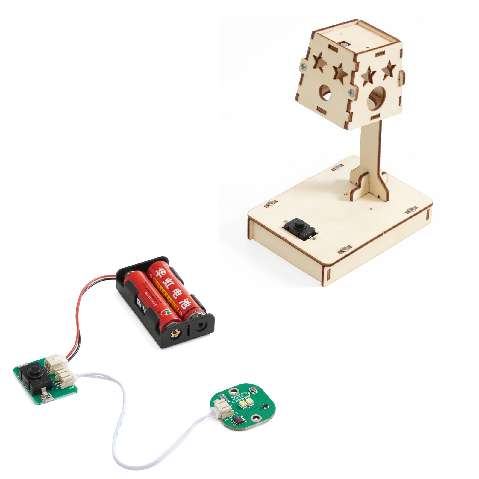 HE-16 和 HE-02 智能光控台灯模块套件