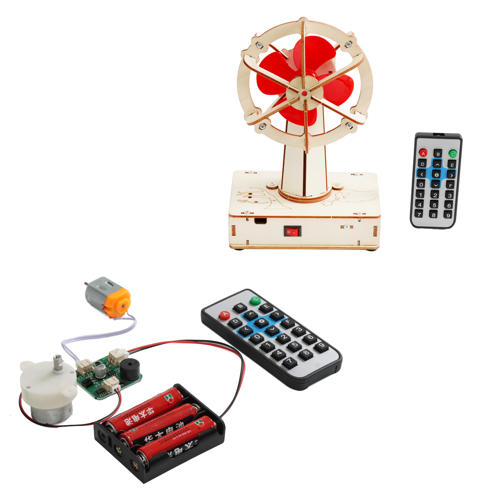 HE-60 红外遥控风扇模块套件