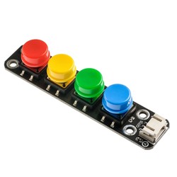 HS-KEY4A-P 四位模拟按键模块