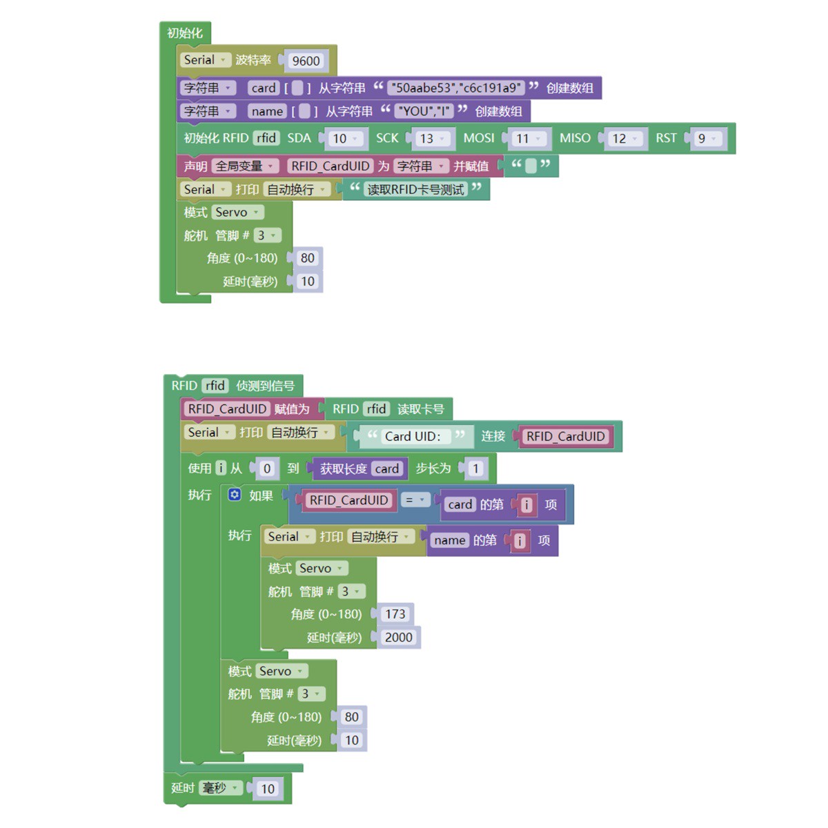 HS-S62B-PL MFRC522射频模块-双模程序图