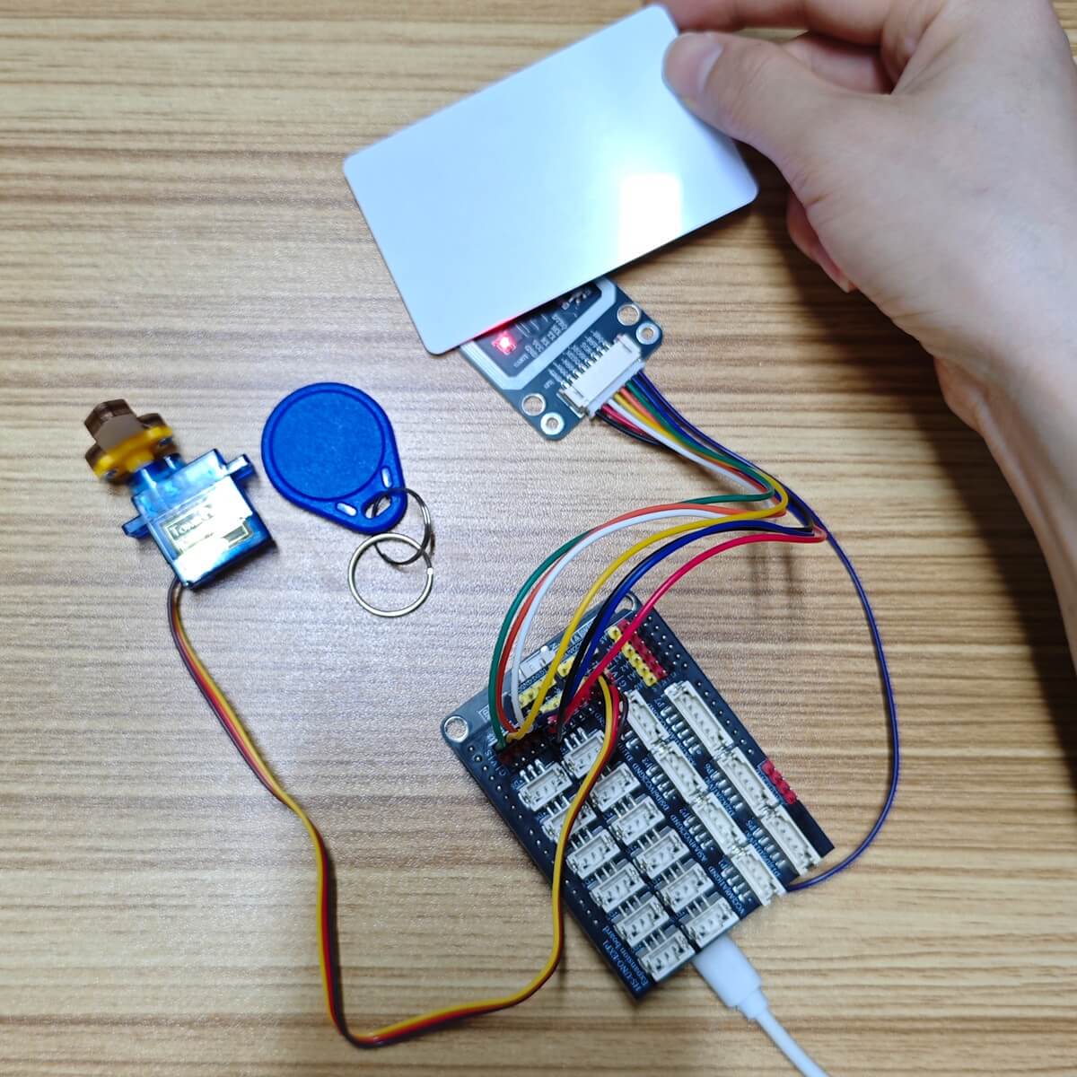 HS-S62B-PL MFRC522射频模块-双模实物图