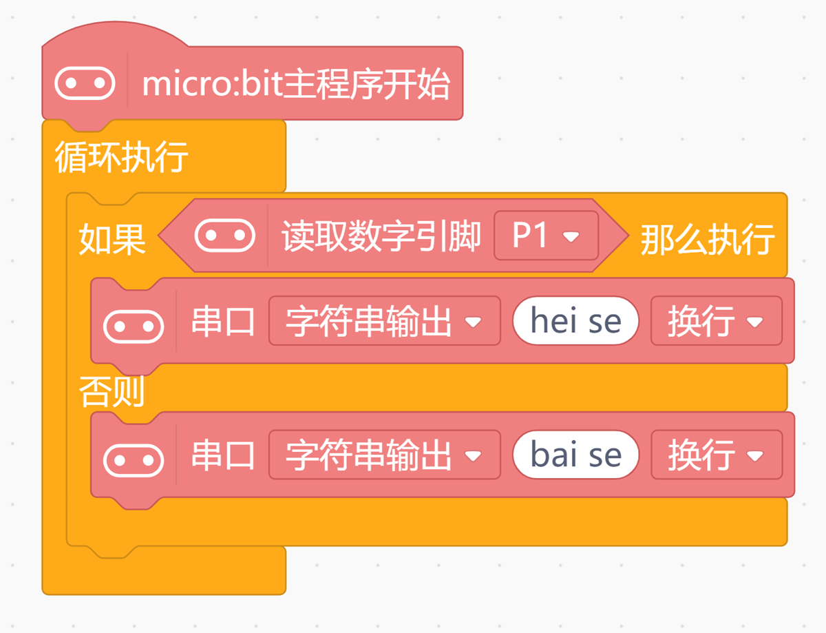 HS-S04A HS-S04B 红外循迹传感器Mind+程序图片