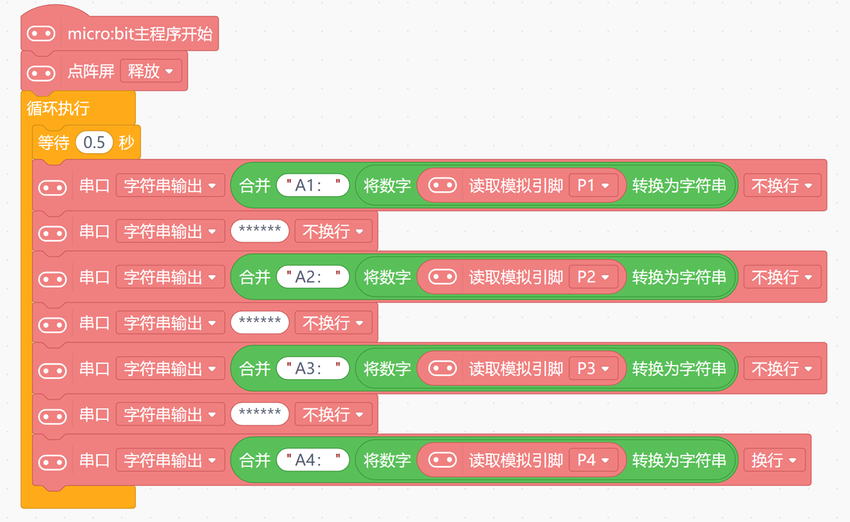 HS-S06 HS-S06B 四路光敏传感器Mind+